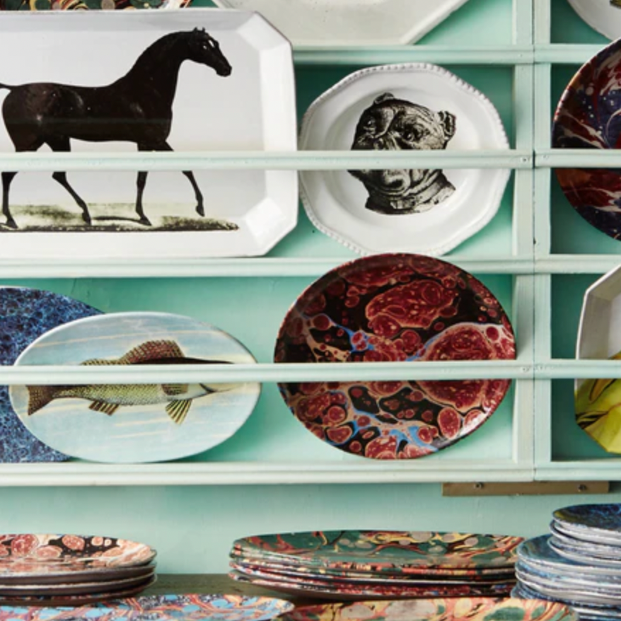 Astier de Villatte <br> Horse Platter
