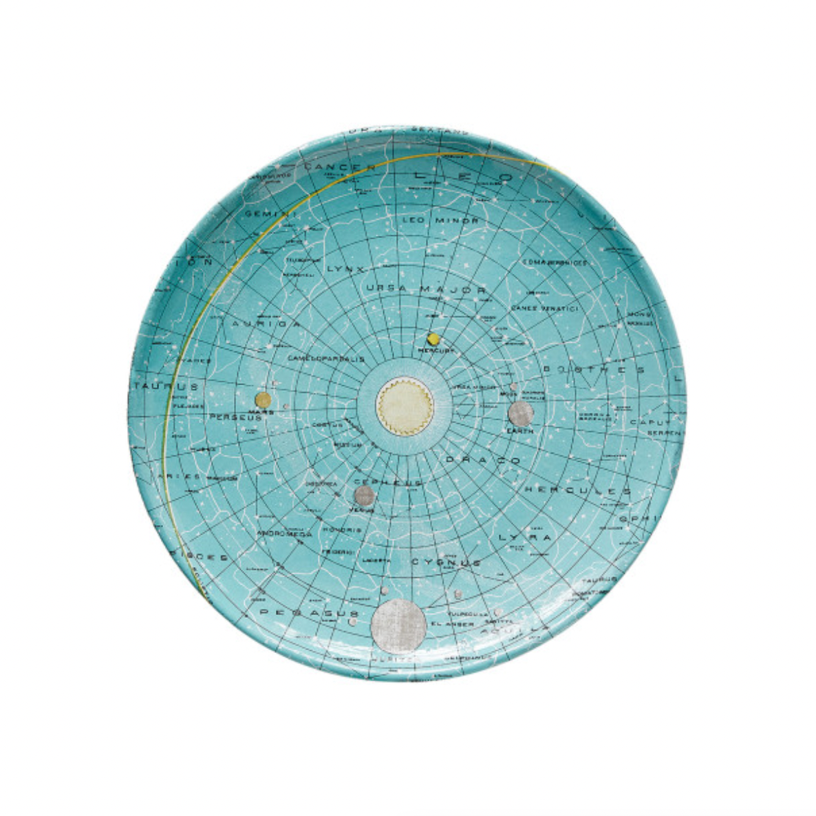 Astier de Villatte <br> Medium Blue Universe Plate