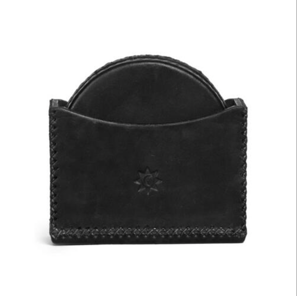 Leather Round Coasters