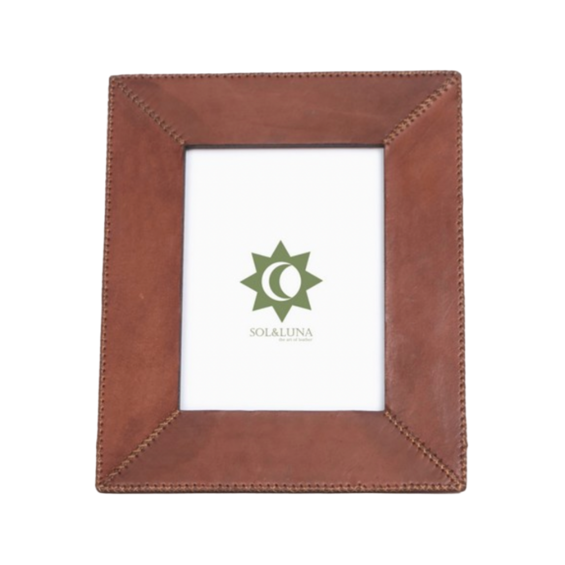 Vertical Leather Picture Frame