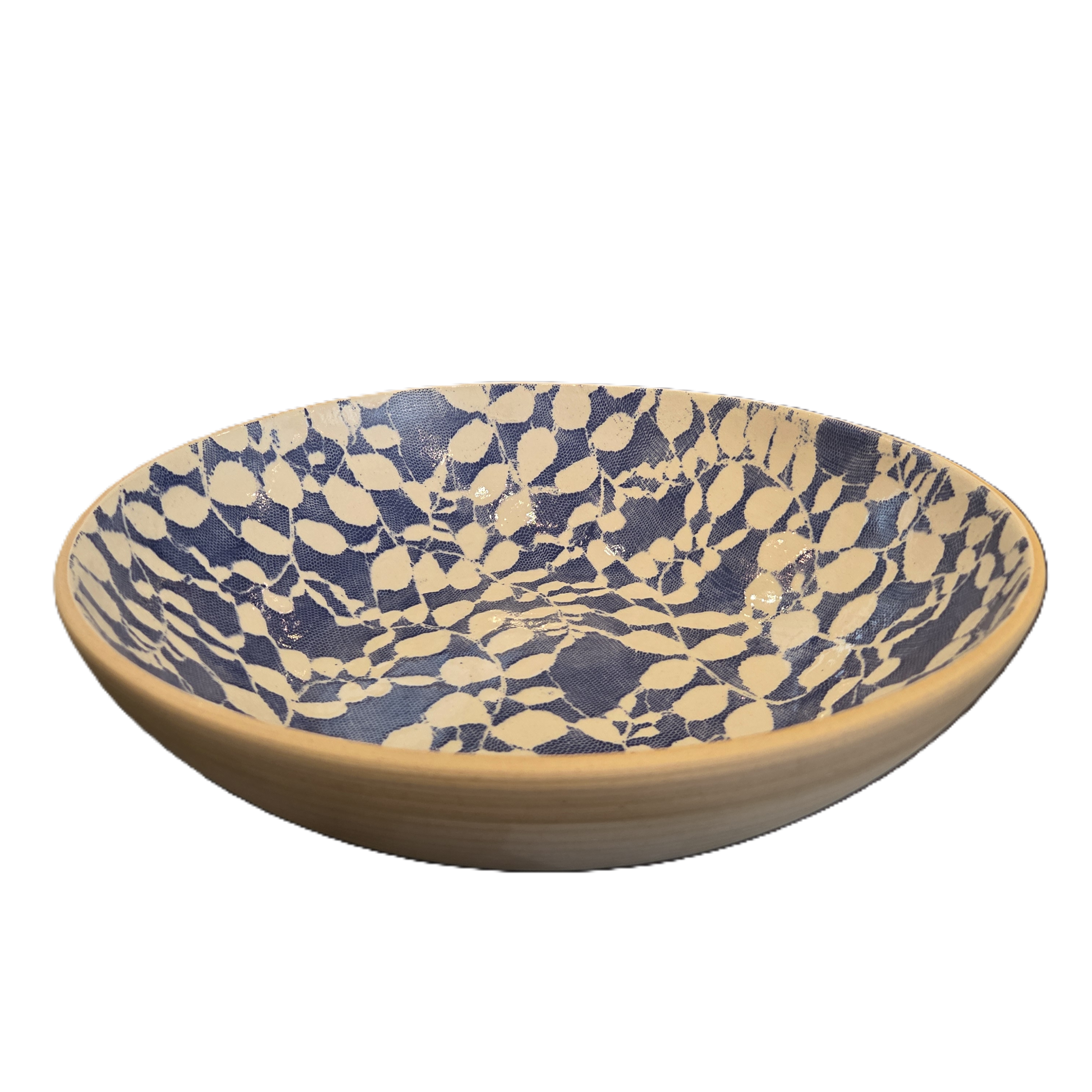Terrafirma <br> Medium Serving Bowl - Aspen Cobalt