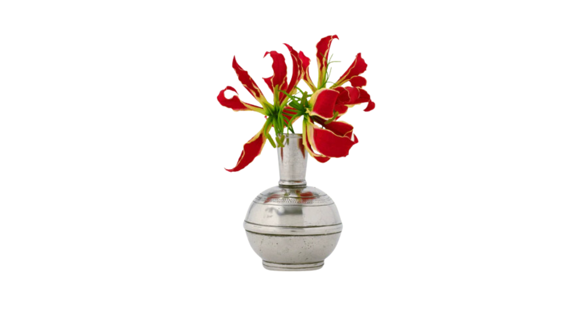 Pewter<br>Bud Vase