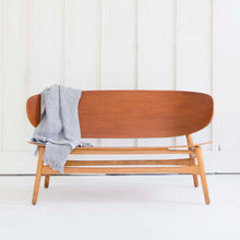 Shell Settee Bench by Hans Wegner