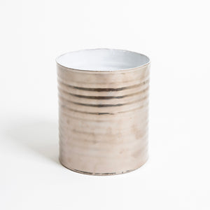 Astier de Villatte <br>Large Conserve Vase (Platinium Exterior)