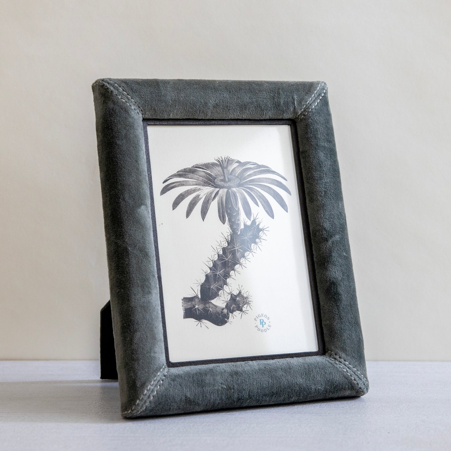 Juneau, Charcol Velvet Frame