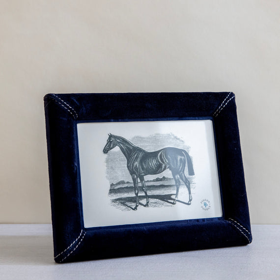 Juneau, Dark Navy Velvet Frame