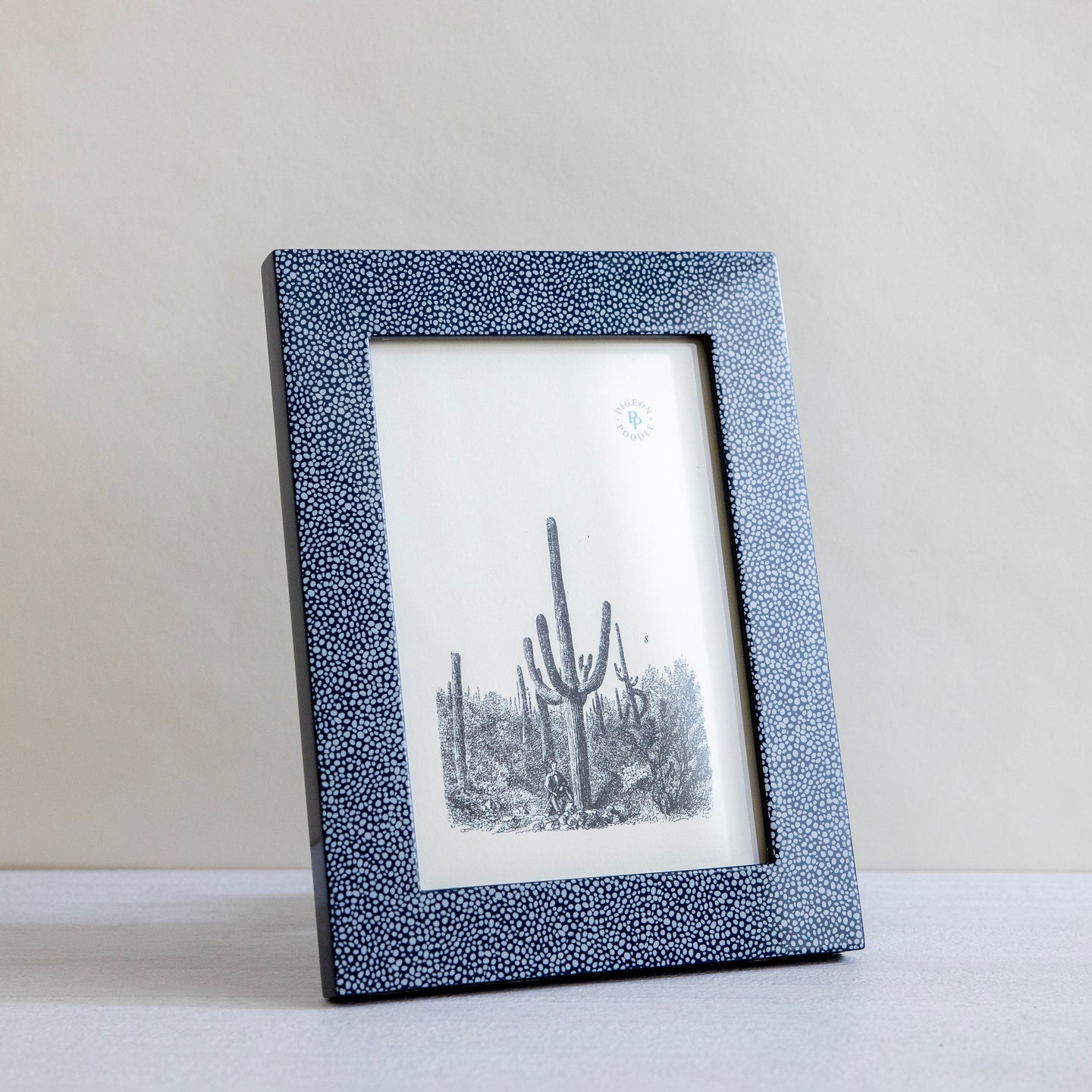 Bressa Navy Lacquer Picture Frame 4X6