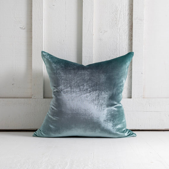 Ombre Velvet Pillow<br>Jade