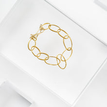 Rosanne Pugliese <br>22K Gold Petal Link Bracelet