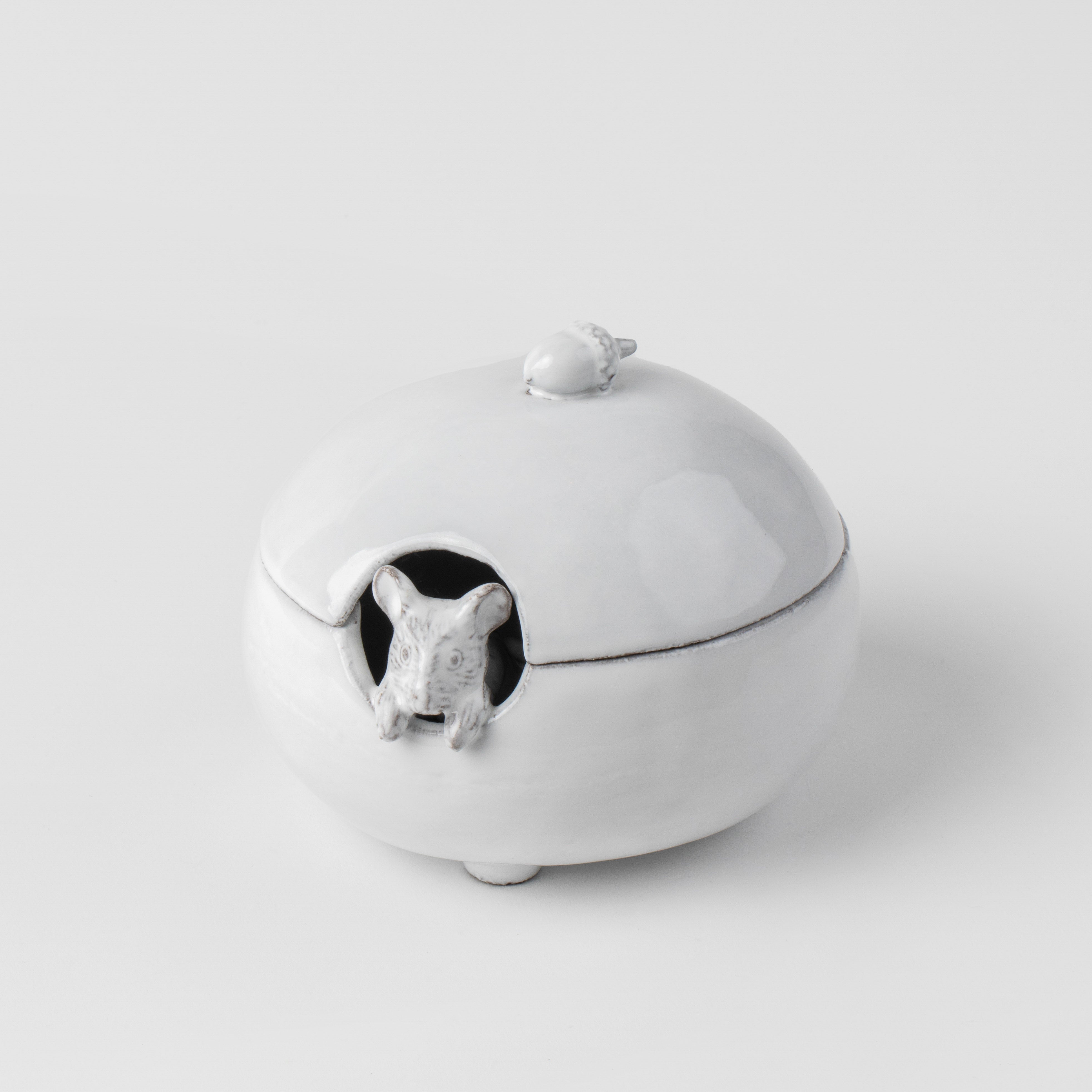 Astier de Villatte <br> Serena Mouse Sugar Bowl