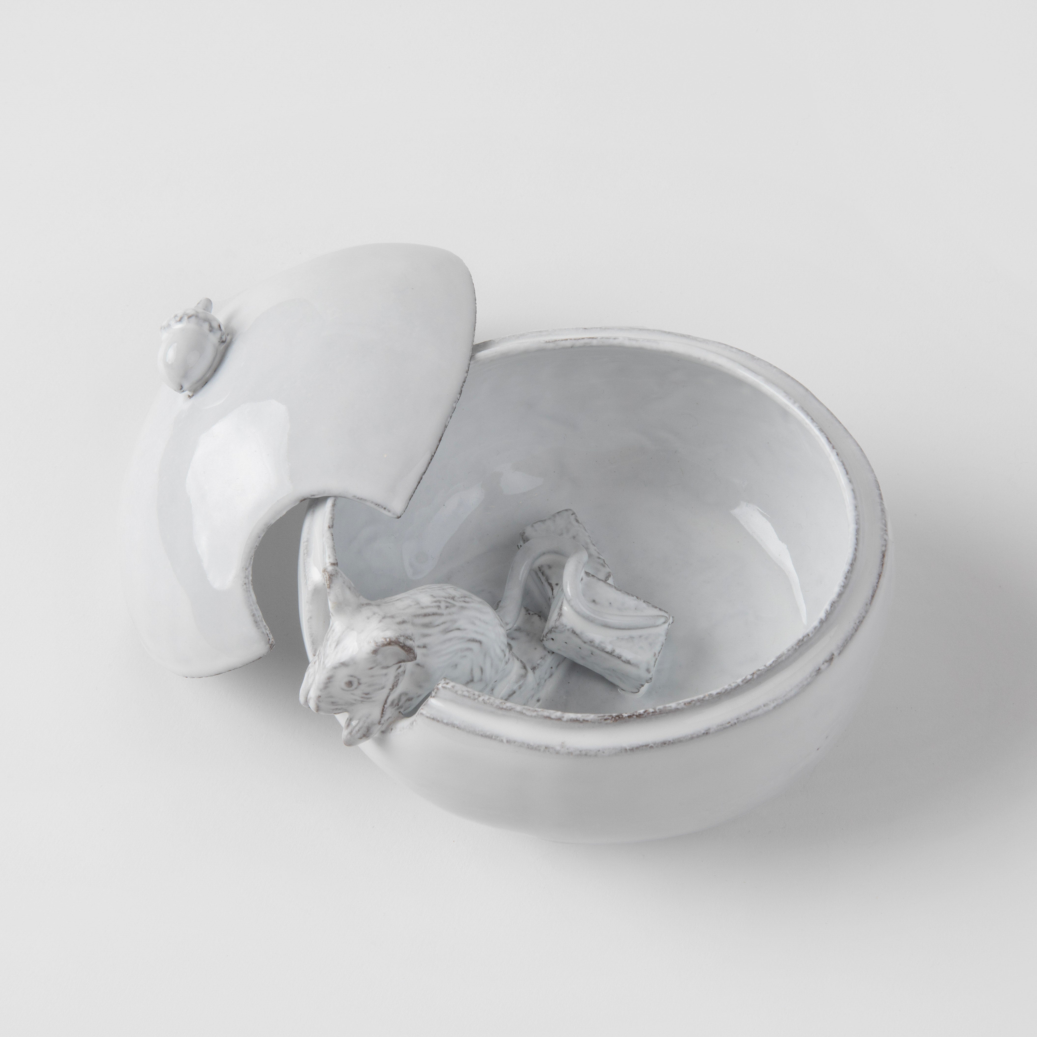 Astier de Villatte <br> Serena Mouse Sugar Bowl