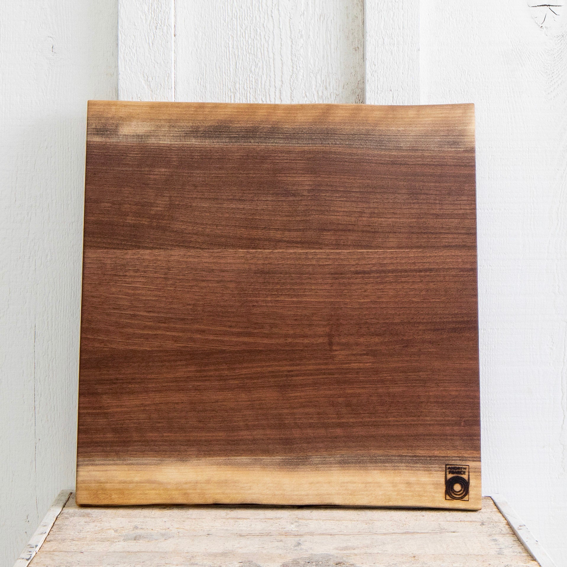 Andrew Pearce <br> Walnut Live Edge Cutting Boards