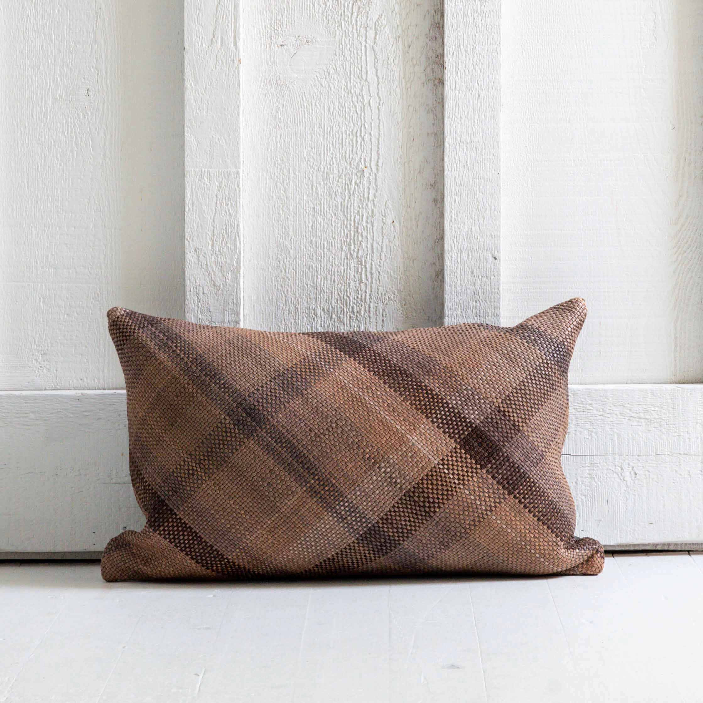 Lance Woven <br> Argyle Pillow Bohemian Storm