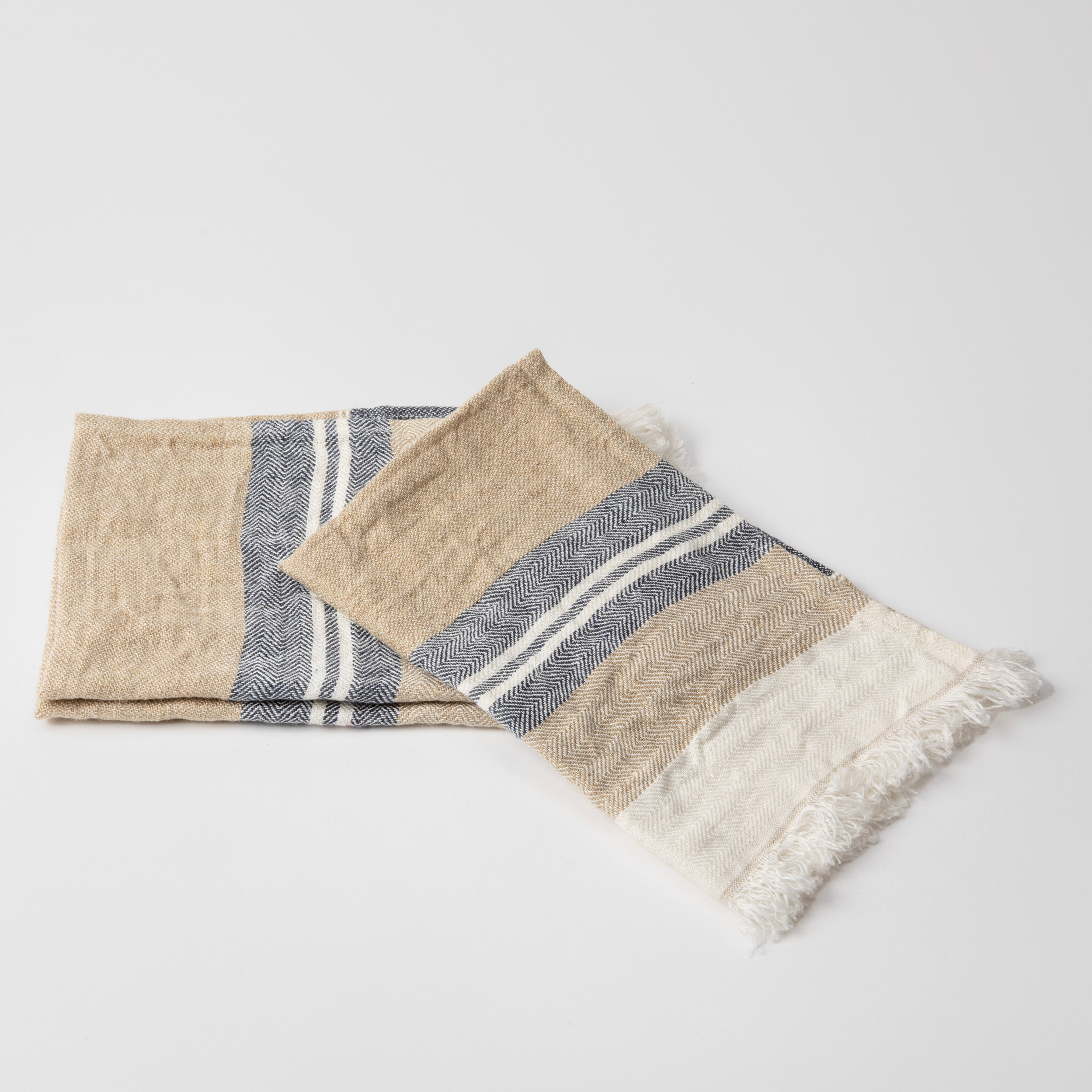 The Belgian Towel Small fouta Bastion stripe