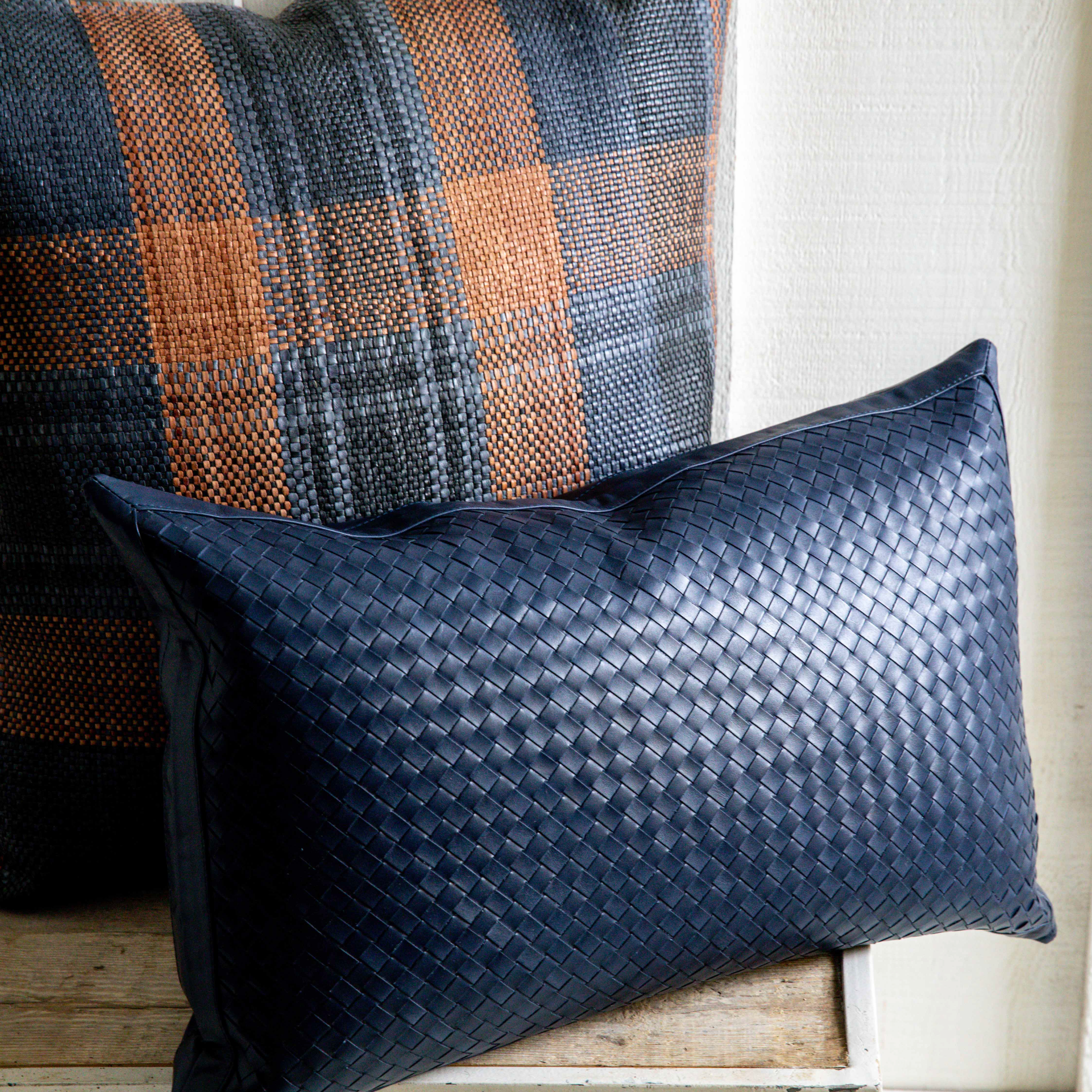 Elvy Pillow <br> Bohemian Blueberry Pie Pillow