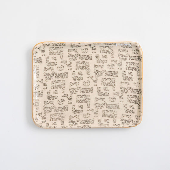 Tidbit Tray Jigsaw Charcoal