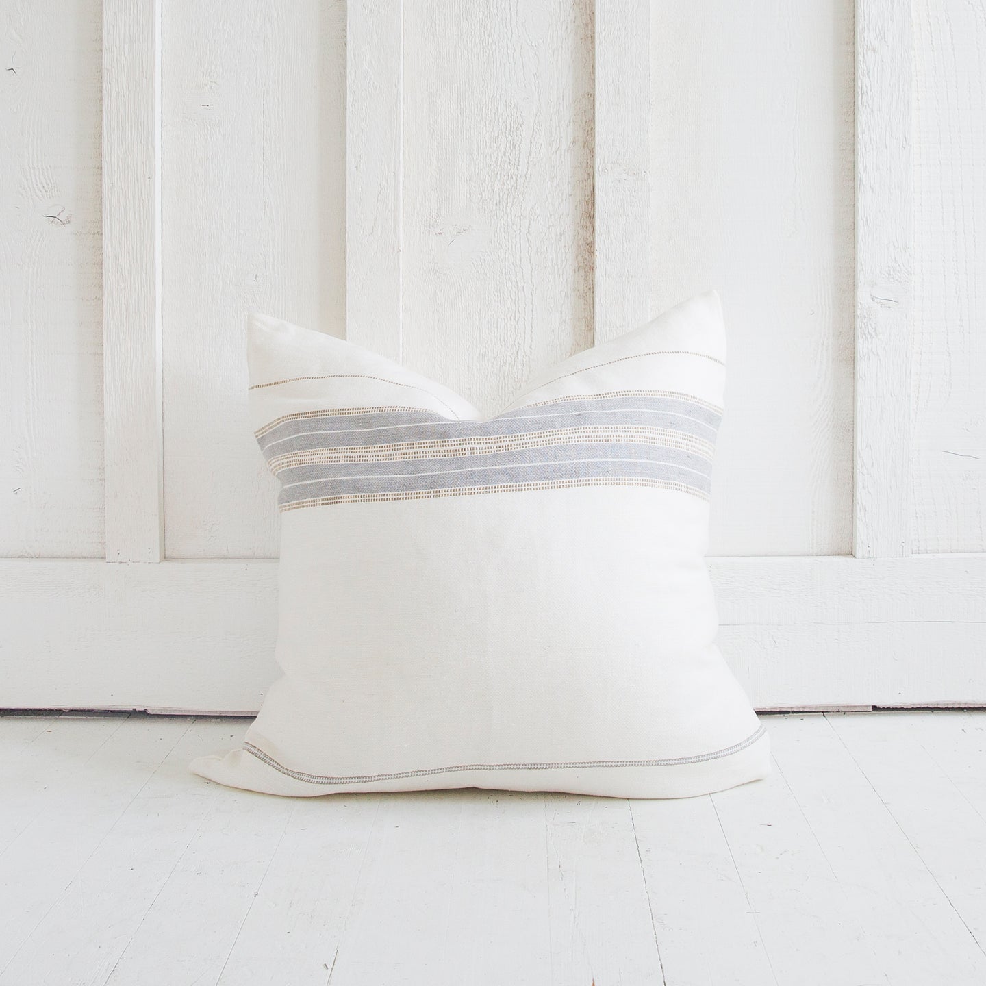 Stripe Stitch Pillow
